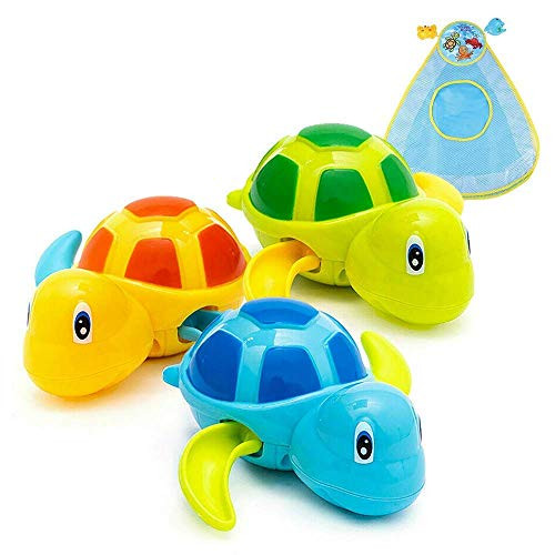 Bath Toys For Toddlers,Baby Bathtub Wind Up Turtle Toys with Storage Bag, Cute Fun Floating Bath Animal Toys for Kids Toddlers, Child Pool, Swimming Clockwork Water Toys for Boys and Girls--3 Pcs- Bath Toys For Toddlers,Baby Bathtub Wind Up Turtle Toys with Storage Bag, Cute Fun Floating Bath Animal Toys for Kids Toddlers, Child Pool, Swimming Clockwork Water Toys for Boys and Girls--3 Pcs-