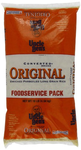 UNCLE BEN'S Converted Enriched Parboiled Long Grain Rice 10-Pound Bag