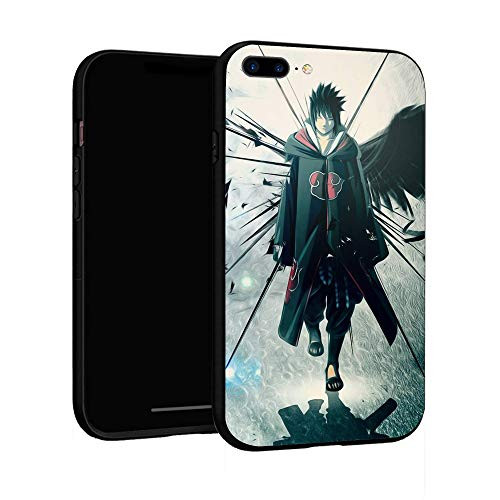 N / A iPhone 7 Plus Case 8 Plus Case,Case Cover for iPhone 7P/8P (Naruto-Sasuke-5)