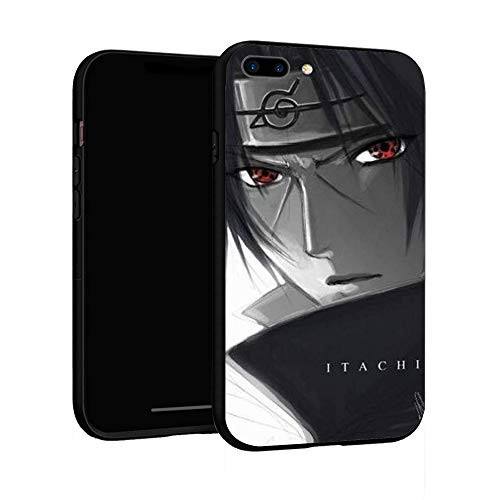 N / A iPhone 7 Plus 8 Plus Case,Slim Custom Cases Cover for iPhone 7P/8P (Naruto-Itachi-D)