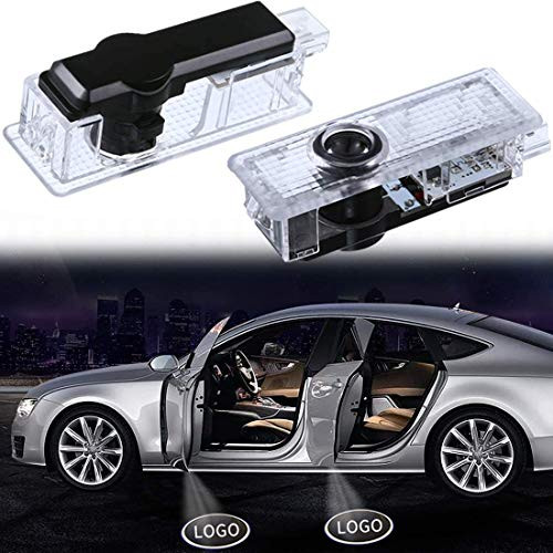 Decesy 2PCS Car Door LED Light Projector Ghost Shadow Lights Welcome Light Laser Door Logo Lights Car Projection(BWM)