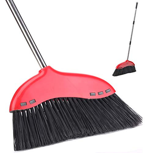 Anriy Outdoor Broom for Floor Cleaning - Heavy Duty Commercial Sweeper Brooms for Garage, Patio, Lobby, Mall, Office and Concrete Floor, Indoor Angle Broom for Sweeping Home and Kitchen (52 inch) Anriy Outdoor Broom for Floor Cleaning - Heavy Duty Commercial Sweeper Brooms for Garage, Patio, Lobby, Mall, Office and Concrete Floor, Indoor Angle Broom for Sweeping Home and Kitchen (52 inch)