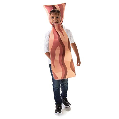 Crispy Bacon Kids Halloween Costume  Funny Breakfast Food Unisex Outfit (YM)