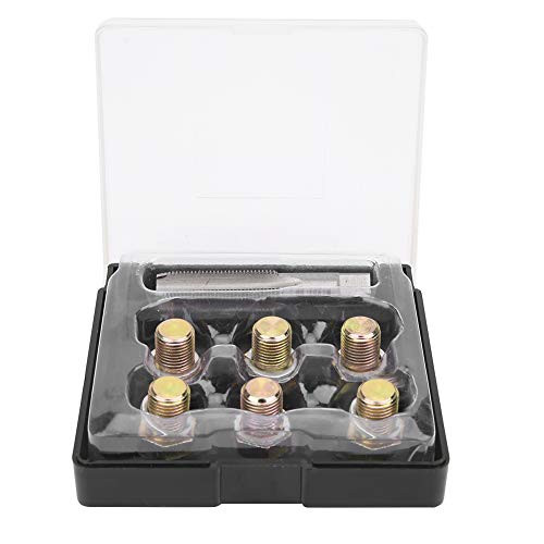 Thread Tool Set,M13 x 1.25MM Oil Drain Plug Tap Thread Repair Kit Oil Pan Screws Rethread Tool Thread Tool Set,M13 x 1.25MM Oil Drain Plug Tap Thread Repair Kit Oil Pan Screws Rethread Tool