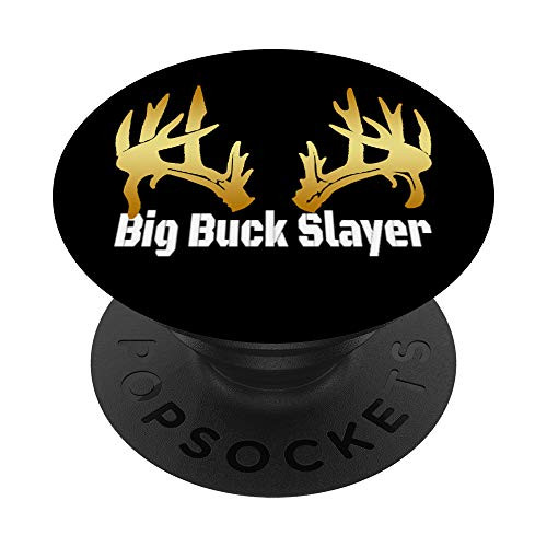 Funny Big Buck Slayer Deer Hunters Antlers Racks Bow Hunting PopSockets Grip and Stand for Phones and Tablets