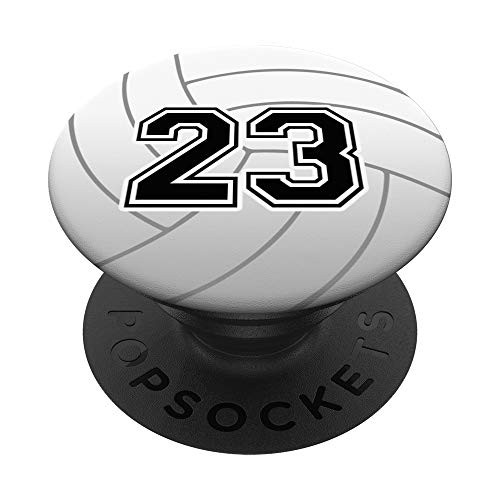 Volleyball Number 23 Volleyball Player 23rd Birthday Zx PopSockets Grip and Stand for Phones and Tablets Volleyball Number 23 Volleyball Player 23rd Birthday Zx PopSockets Grip and Stand for Phones and Tablets