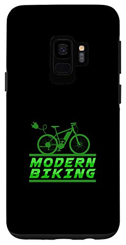 Galaxy S9 Modern Biking E-Bike Bike Cyclist Electric Bicycle Gift Case