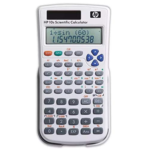 HP 10s Scientific Calculator, 10-Digit LCD