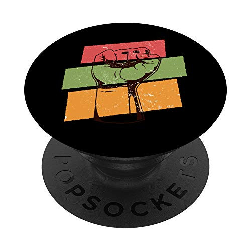 Black History Month l Black Pride Fist African Colors PopSockets PopGrip: Swappable Grip for Phones and Tablets Black History Month l Black Pride Fist African Colors PopSockets PopGrip: Swappable Grip for Phones and Tablets