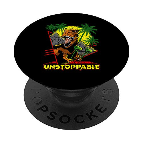 Unstoppable TRex Funny Short Dinosaur Arms Joke PopSockets Grip and Stand for Phones and Tablets