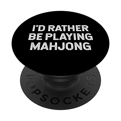 Funny Gift For Mahjong Player I'd Rather Be Playing Mahjong