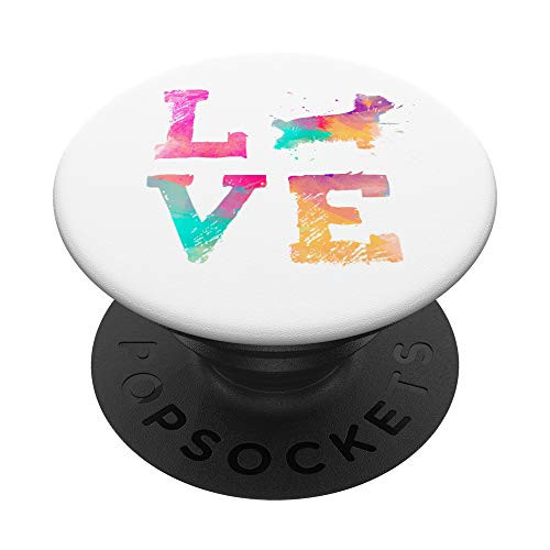 Colorful Yorkshire Terrier Short Cut Dog Love-r White PopSockets Grip and Stand for Phones and Tablets Colorful Yorkshire Terrier Short Cut Dog Love-r White PopSockets Grip and Stand for Phones and Tablets