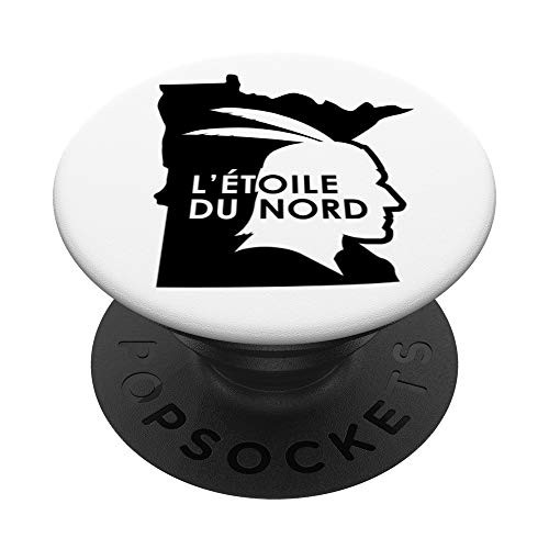 L'Etoile du Nord Minnesota North Star State MN MPLS Souvenir PopSockets Grip and Stand for Phones and Tablets