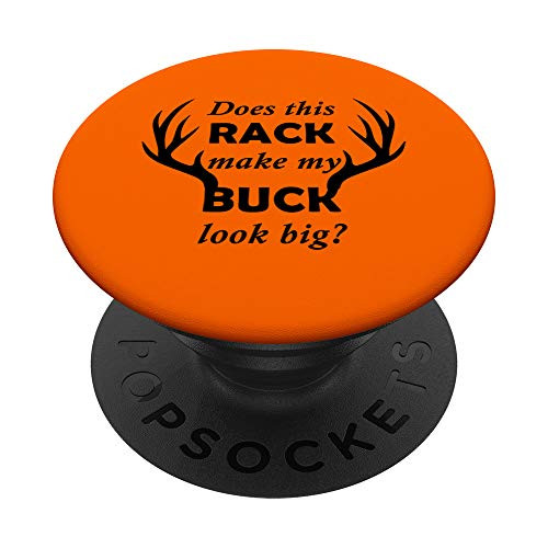 Funny Deer Hunting Hunter Rack Big Buck Whitetails PopSockets Grip and Stand for Phones and Tablets