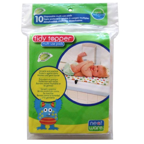 Neat Solutions Neat-Ware Tidy Topper Multi-Use Disposable Pads, 19" x 15", 10 Count