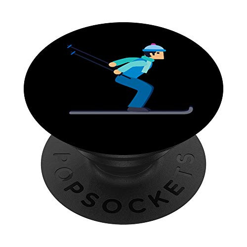 Cute Cartoon Skier Mountain Ski Slopes PopSockets PopGrip: Swappable Grip for Phones and Tablets Cute Cartoon Skier Mountain Ski Slopes PopSockets PopGrip: Swappable Grip for Phones and Tablets