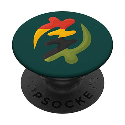 Gye Nyame Adinkra Pan African symbol PopSockets PopGrip: Swappable Grip for Phones  and  Tablets Gye Nyame Adinkra Pan African symbol PopSockets PopGrip: Swappable Grip for Phones  and  Tablets