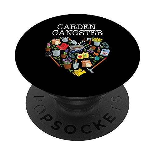 Garden Gangster Life Gardening heart men women T-Shirt PopSockets PopGrip: Swappable Grip for Phones and Tablets Garden Gangster Life Gardening heart men women T-Shirt PopSockets PopGrip: Swappable Grip for Phones and Tablets