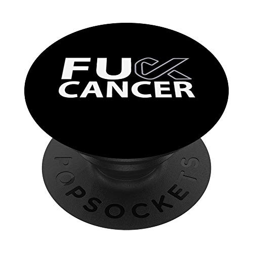Fuck Lung Cancer F U FU Gray Grey Ribbon Cancer Awareness PopSockets Grip and Stand for Phones and Tablets Fuck Lung Cancer F U FU Gray Grey Ribbon Cancer Awareness PopSockets Grip and Stand for Phones and Tablets