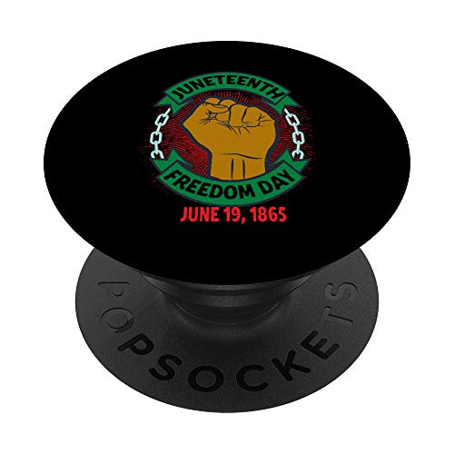 Juneteenth Day Pan African Colors Black History Fist PopSockets PopGrip: Swappable Grip for Phones and Tablets Juneteenth Day Pan African Colors Black History Fist PopSockets PopGrip: Swappable Grip for Phones and Tablets