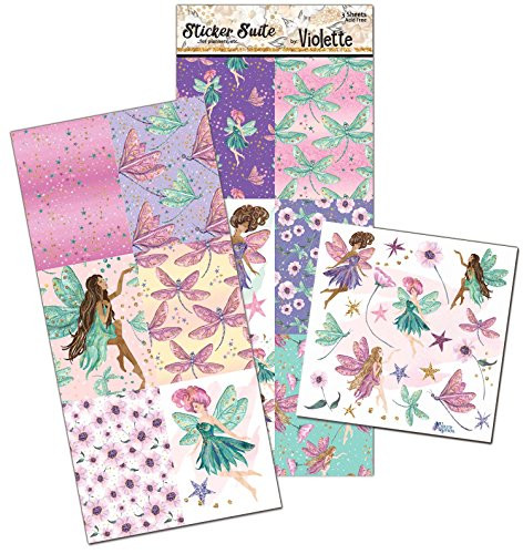 Violette Stickers Fairies Planner Suite - 3 sheets