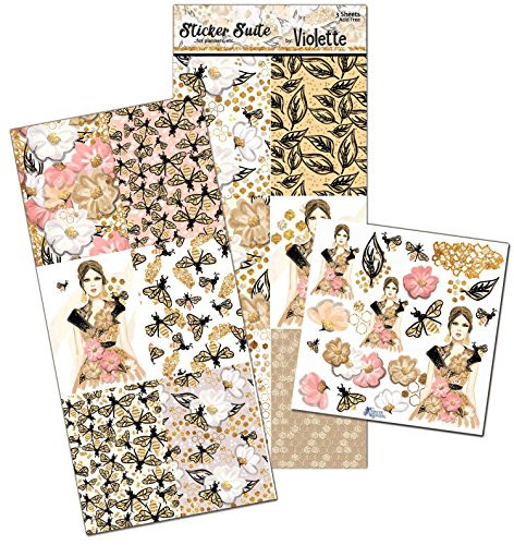 Violette Stickers Queen Bee Planner Suite - 3 sheets