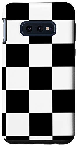 Galaxy S10e Checkerboard, Black and White Checkered, Checker Board Case