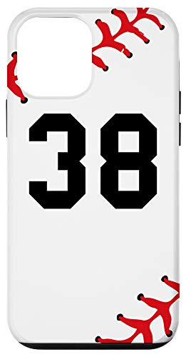 iPhone 12 mini Baseball Number 38 Jersey Uniform Gift Player Gift for Boys Case