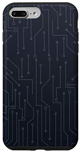 iPhone 7 Plus/8 Plus Futuristic Electronics Computer PC Motherboard Wire Pattern Case