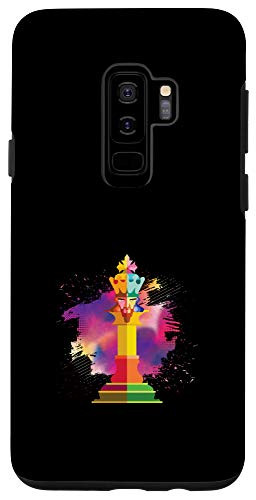 Galaxy S9Plus King Chess Checkmate Board Game Tactic Player Colorful Gift Case