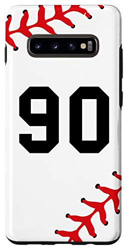 Galaxy S10Plus Baseball Jersey Uniform Number 90 Player Sports Team Gift Case