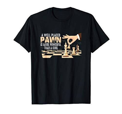 More powerful that a king - Chess piece chess board chess T-Shirt
