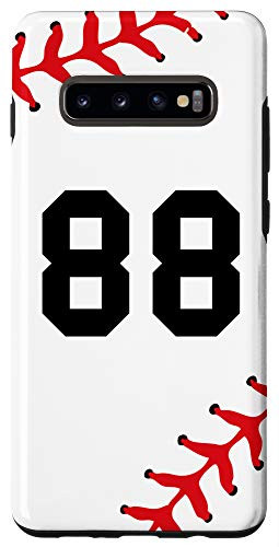 Galaxy S10Plus Baseball Jersey Uniform Number 88 Player Sports Team Gift Case