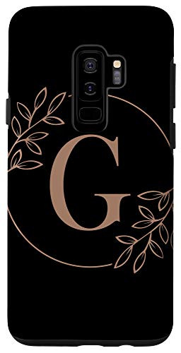 Galaxy S9Plus Monogram Initial Letter G Floral Pattern Case