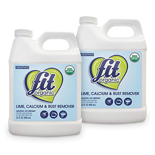 FIT Organic: All Natural Lime, Calcium Rust Remover, 32 Ounce (2-(Pack))