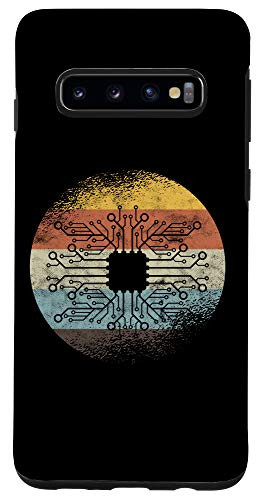 Galaxy S10 Retro Circuit Board Electronic Engineer Electrician Gift Case