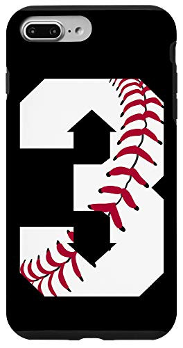 iPhone 7 Plus/8 Plus Three Up Three Down Baseball Number 3 Case