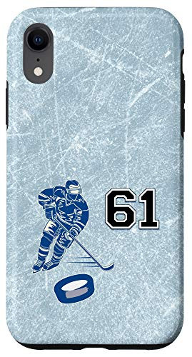 iPhone XR 61 Hockey Number Player Design  61 Case