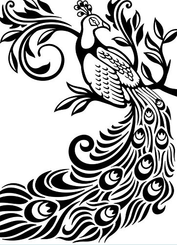 Darice EB12-19127 Embossing Folder, 4.25 by 5.75-Inch, Peacock