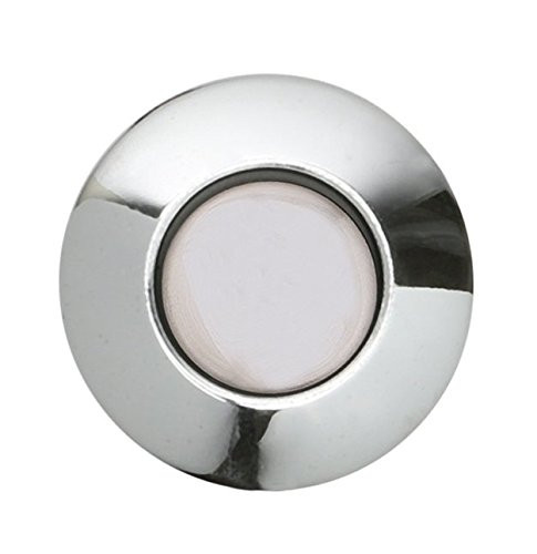 Sink Top Push Button Replacement for Insinkerator Air Switch Garbage/Waste Disposal Outlet by Essential Values (Chrome Cover)