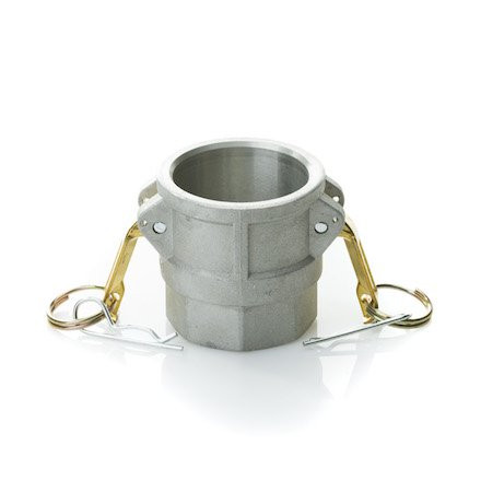 1 1/2" x 1 1/2" Alumnim Camlock Fittings - Hose Coupler - Type D Female Cam Lock Hose Adapter - Female Threaded NPT Cam  and  Groove