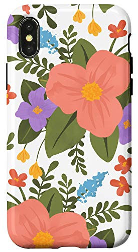 iPhone X/XS Spring Garden Floral Pattern Case