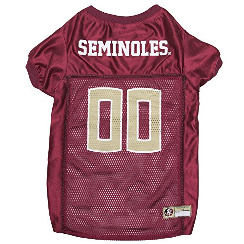 Mirage Pet Products Florida State Seminoles Jersey for Dogs and Cats, Large