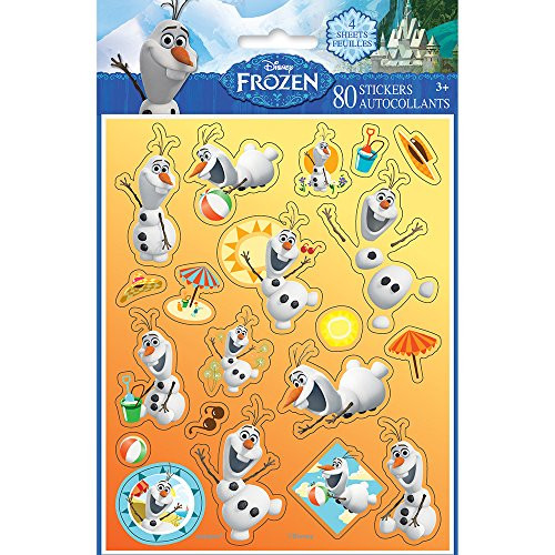 Disney Frozen Olaf Sticker Sheets, 4ct Disney Frozen Olaf Sticker Sheets, 4ct