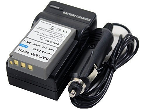 BatteryPlusCharger AC/DC Single for bls-1 bls5 bls-5 bls50 bls-50 ps-bls1 bls5 e-m10 mark 2 3 mark ii iii em10 e-p1 e-p2 e-p3 e-pl e-pl1 e-pl1s e-pl2 e-pl3 e-pl5 e-pl6 e-pl7 e-pl8 e-pl9 e-pm1 e-pm2 e-450
