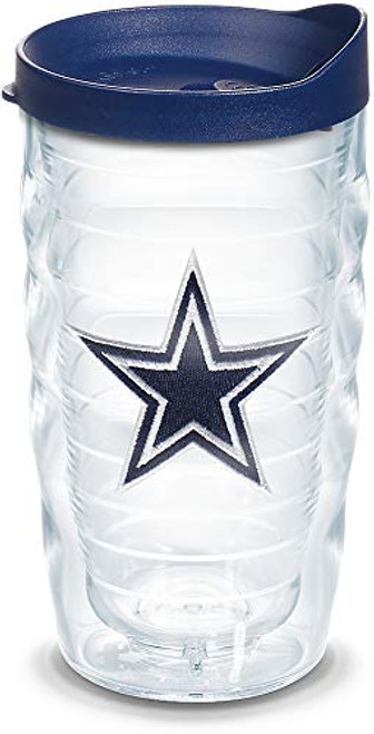 Tervis NFL Dallas Cowboys Primary Logo Tumbler with Emblem and Navy Lid 10oz Wavy, Clear Tervis NFL Dallas Cowboys Primary Logo Tumbler with Emblem and Navy Lid 10oz Wavy, Clear