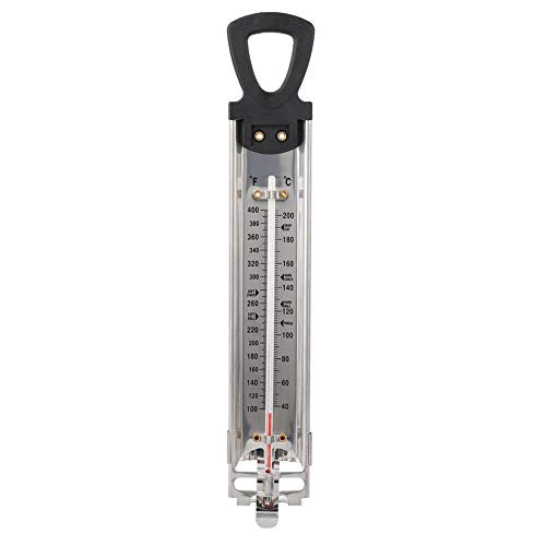 Candy Thermometer Fry/Jam/Sugar/Syrup/Jelly Thermometer Fahrenheit Celsius ?/? Double Scale Display Household Kitchen Hanging