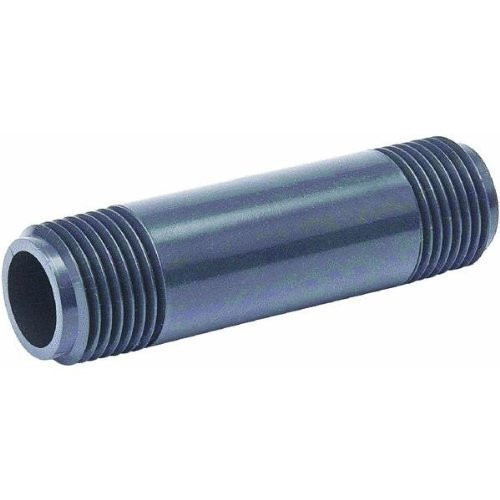 B  and  K Pvc Nipple 1 " X 6 " Gray Schedule 80