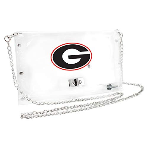 Littlearth Louisiana State Fightin Tigers NCAA Envelope Purse, Clear - 10 x 0.5 x 6.5 - Inch