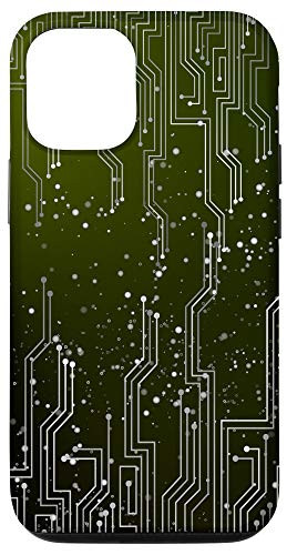 iPhone 12/12 Pro Green Circuit Board Software Developer Engineer Gift Idea Case